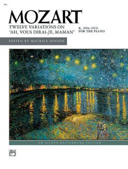 Ah, vous dirai-je, Maman, K. 265, 12 Variations on 