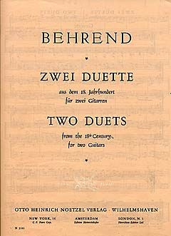 2 Duette aus dem 18. Jahrhundert 