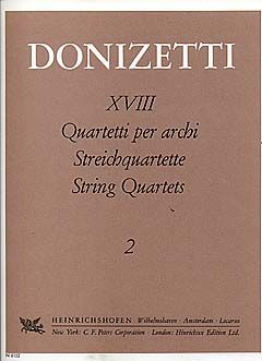 18 Streichquartette Nr. 2 A-Dur 