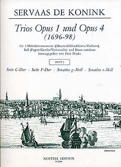 Trios op. 1 und op. 4 Heft 3 