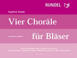 Vier Choräle für Bläser 