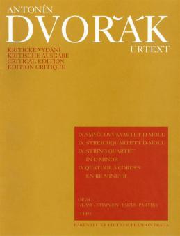 Quatuor à cordes No. 9 en ré mineur op. 34 