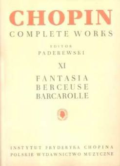Fantasia, Berceuse, Barcarolle 