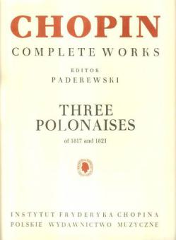 3 Polonaises of 1817 and 1821 