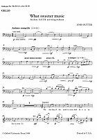 What Sweeter Music 