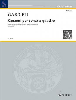 Canzoni per sonar a quattro Standard