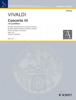 Concerto No. 3 D Major Op. 10/3 RV 428/PV 155 Standard