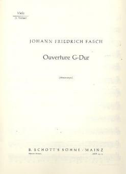 Overture G Major Standard