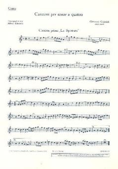 Canzoni per sonar a quattro Standard