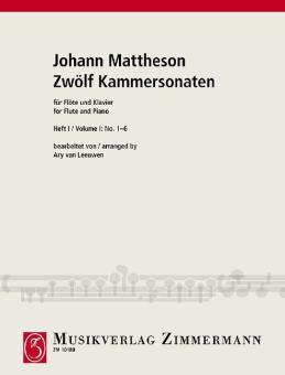Douze sonates de chambre Vol. 1 Standard