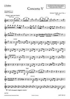 Concerto No. 5 Op. 10/5 RV 434/PV 262 Standard