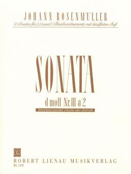 Sonata no. 3 en ré mineur a 2 