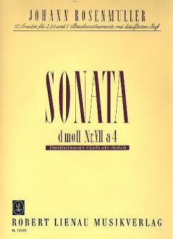 Sonata no. 7 en ré mineur a 4 
