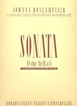 Sonata no. 9 en ré majeur a 5 