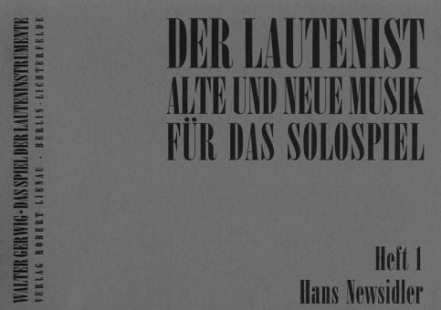 Extrait d'un livre pour luth 