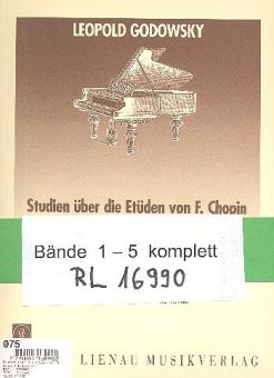 53 études sur les Études de Chopin dont 22 pour la main gauche Vol. 1-5 