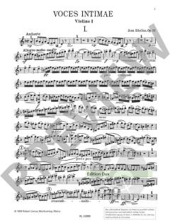 Streichquartett d-Moll op. 56 von Jean Sibelius im Alle Noten Shop kaufen (Stimmensatz)