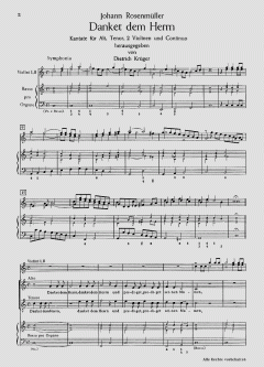 Danket dem Herrn und prediget (Johann Rosenmüller) 