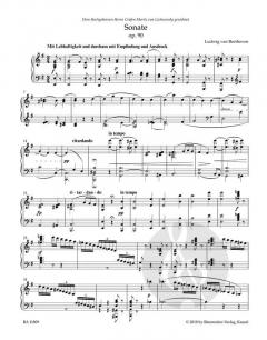 Sonate e-Moll op. 90 von Ludwig van Beethoven (Download) 