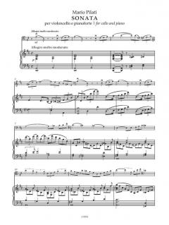 Sonata per violoncello e pianoforte von Mario Pilati im Alle Noten Shop kaufen