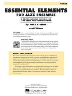 Essential Elements For Jazz Ensemble Guitar (M. Steinel) 