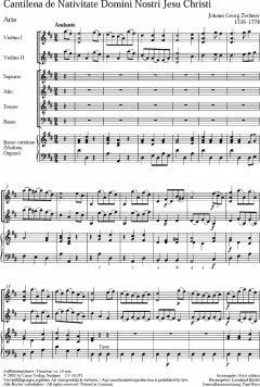 Cantilena de Nativitate Domini Nostri Jesu Christi (Johann Georg Zechner) 