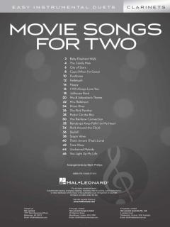 Movie Songs for 2 Clarinets 