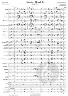Künstler Quadrille op. 201 von Johann Strauss (Sohn) (Download) 