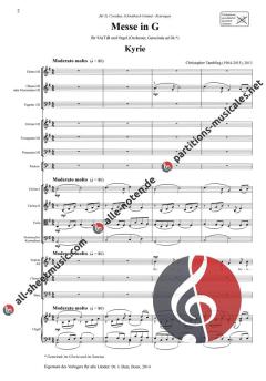 Messe in G - Orchesterfassung von Christopher Tambling im Alle Noten Shop kaufen (Partitur)