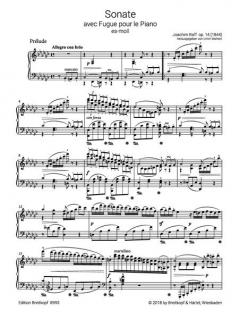 Klaviersonaten op. 14 und op. 168 von Joseph Joachim Raff im Alle Noten Shop kaufen