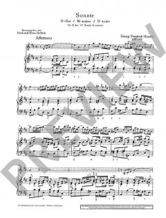 Sonate XIII D-Dur von Georg Friedrich Händel 