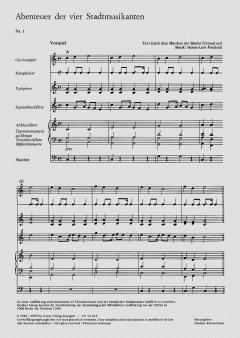 Abenteuer der 4 Stadtmusikanten 