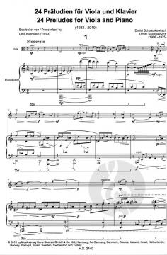 24 Präludien op. 34 von Dmitri Schostakowitsch 