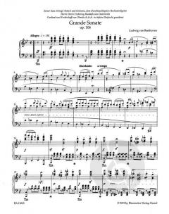 Grande Sonate B-Dur op. 106 'Hammerklavier' von Ludwig van Beethoven (Download) 