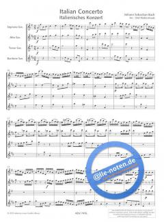 Italienisches Konzert BWV 971 von Johann Sebastian Bach 
