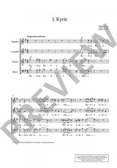 Messa a quattro voci (senza Gloria) von Nino Rota (Download) 