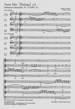 Vasto mar (Weites Meer) SWV19 von Heinrich Schütz (Download) 