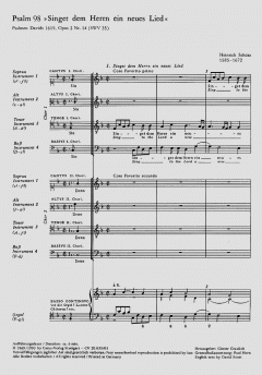 Singet dem Herrn ein neues Lied (Heinrich Schütz) 