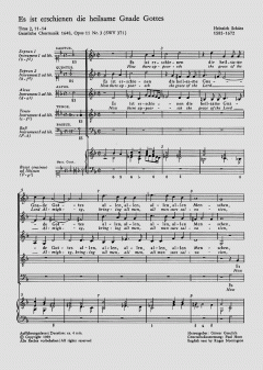 Es ist erschienen die heilsame Gnade SWV371 von Heinrich Schütz (Download) 