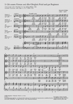 Gib unsern Fürsten SWV373 (Heinrich Schütz) 