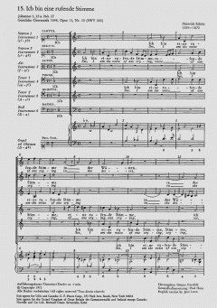 Ich bin eine rufende Stimme SWV383 von Heinrich Schütz (Download) 