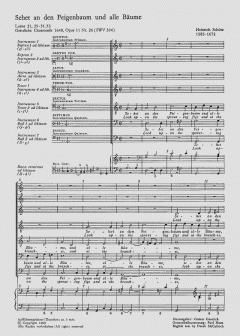 Sehet an den Feigenbaum SWV394 (Heinrich Schütz) 