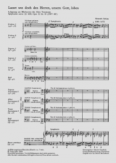 Lasset uns doch den Herren, unsern Gott SWV407 von Heinrich Schütz (Download) 