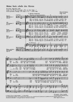 Magnificat; Ehre sei dem Vater von Heinrich Schütz (Download) 