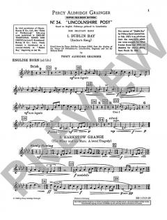 Lincolnshire Posy von Percy Aldridge Grainger (Download) 