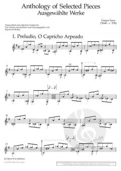 Ausgewählte Werke von Gaspar Sanz (Download) 