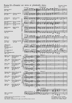 Domini est terra (Gottes ist der Erdkreis) SWV476 (Heinrich Schütz) 