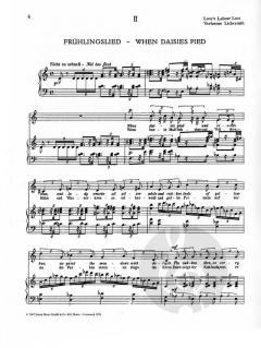 Shakespeare-Songs von Wolfgang Fortner (Download) 