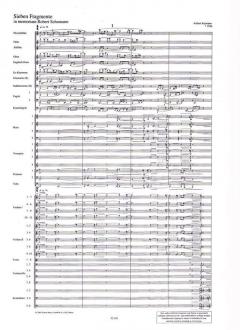 Sieben Fragmente für Orchester von Aribert Reimann (Download) im Alle Noten Shop kaufen