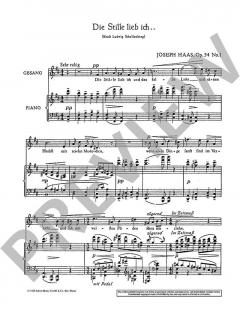 Heimliche Lieder der Nacht op. 54 von Joseph Haas (Download) 